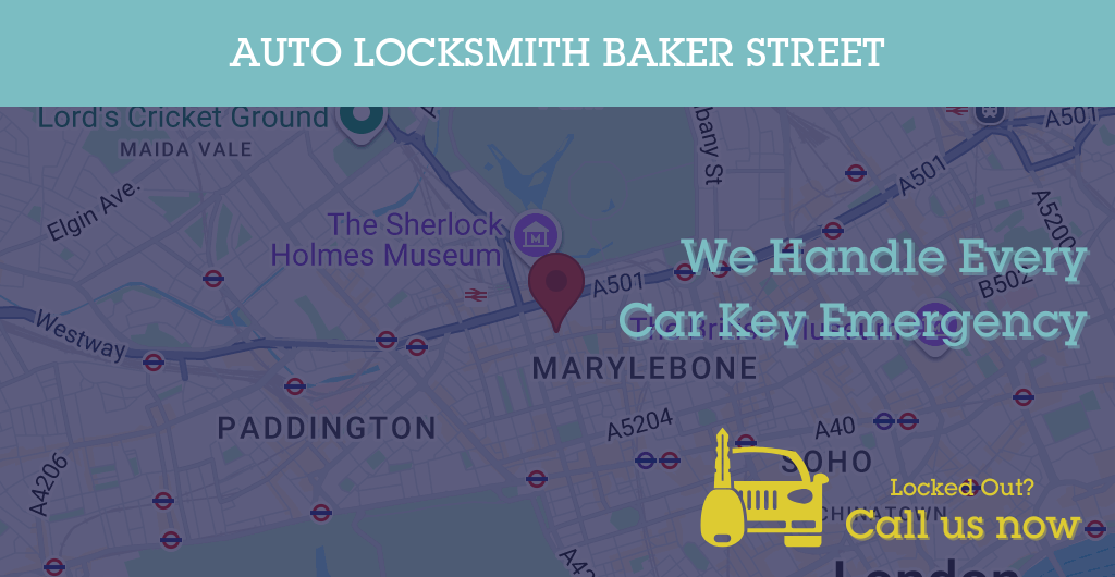 Auto Locksmith Services in Baker Street - NW postcode