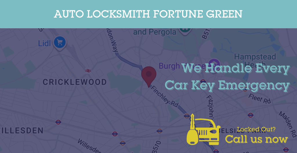 Auto Locksmith Services in Fortune Green - NW postcode