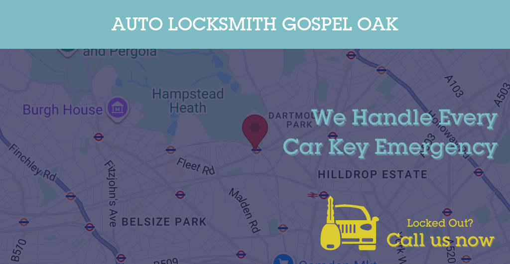 Auto Locksmith Services in Gospel Oak - NW postcode