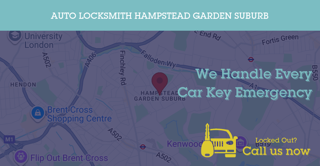 Auto Locksmith Services in Hampstead Garden Suburb - NW postcode