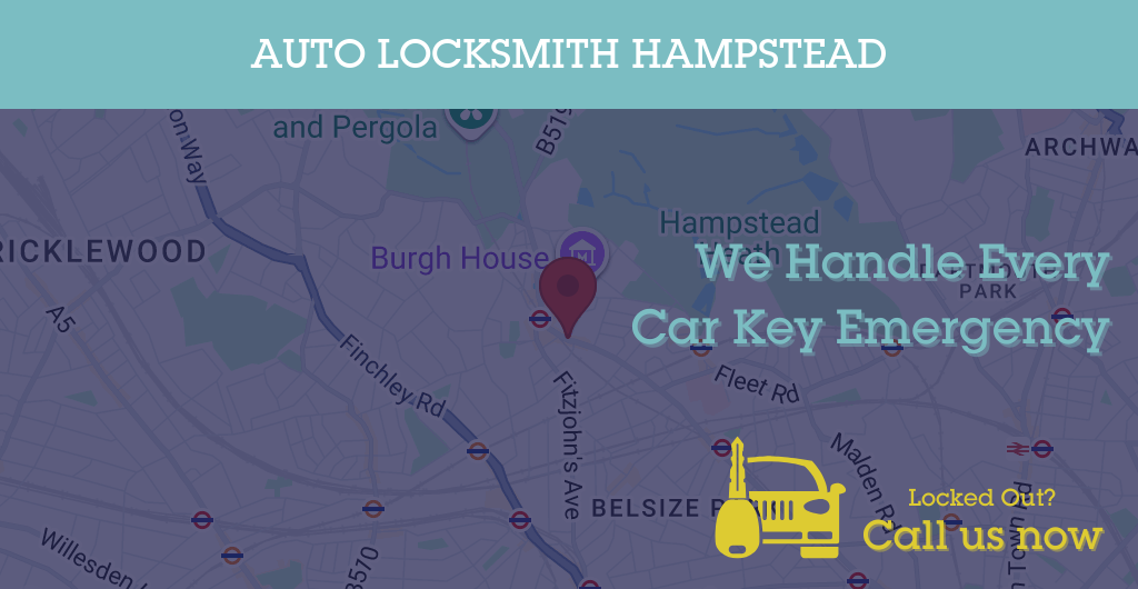 Auto Locksmith Services in Hampstead - NW postcode