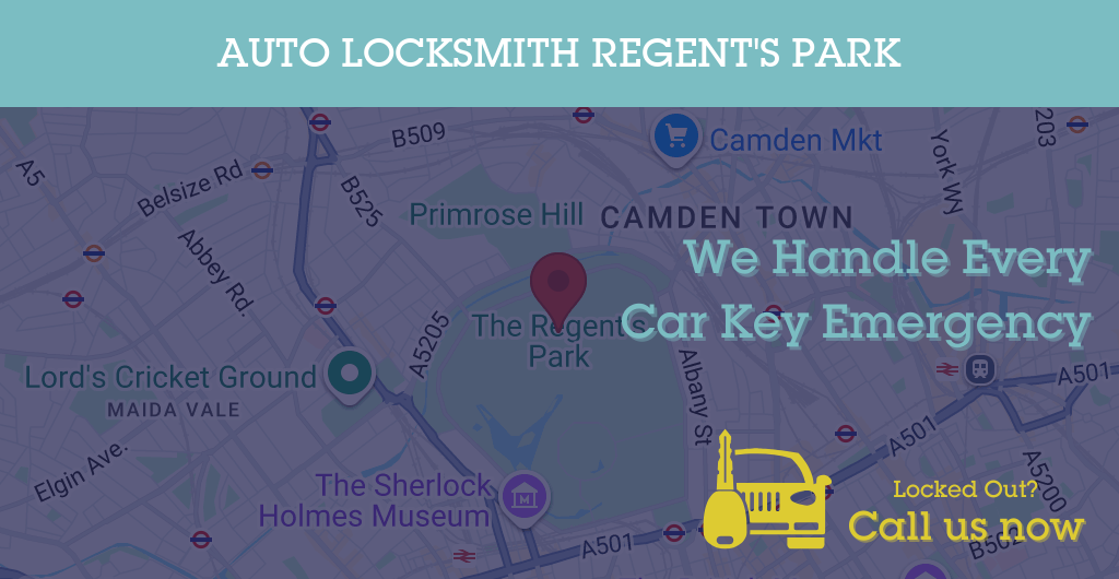 Auto Locksmith Services in Regent's Park - NW postcode