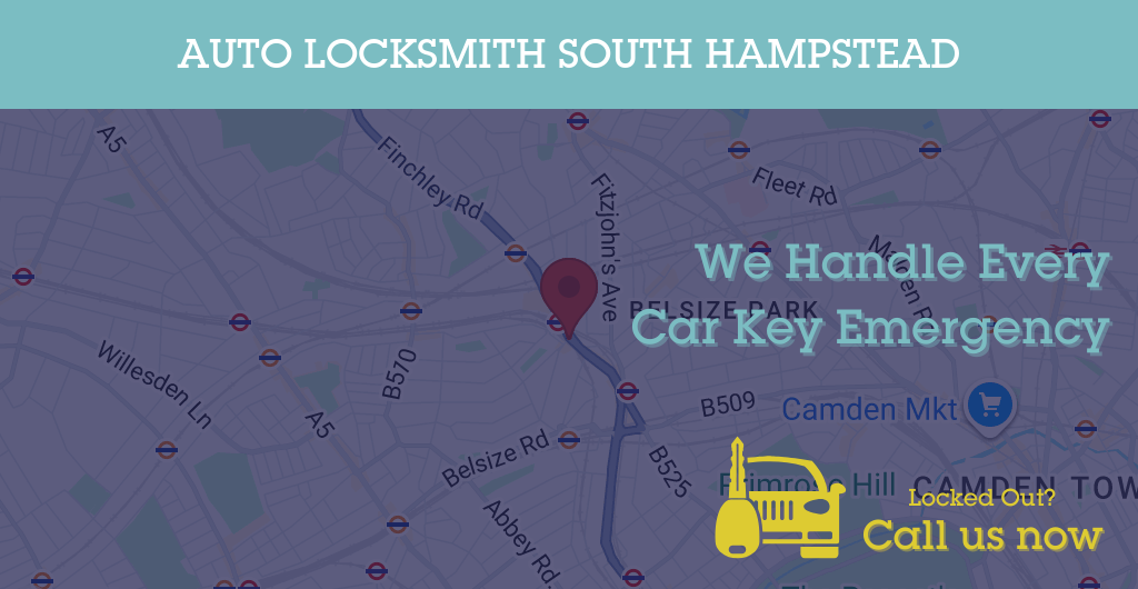 Auto Locksmith Services in South Hampstead - NW postcode