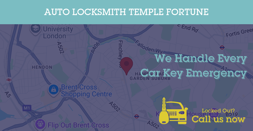 Auto Locksmith Services in Temple Fortune - NW postcode
