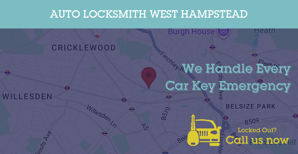 Auto Locksmith Services in West Hampstead - NW postcode