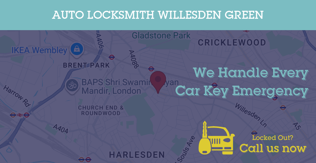 Auto Locksmith Services in Willesden Green - NW postcode